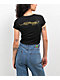 Ed Hardy Koi Splash Black Crop T-Shirt - Thumbnail image 2 of 3
