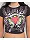 Ed Hardy LKS Heart Espresso Crop T-Shirt - Thumbnail image 3 of 3