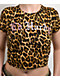 Ed Hardy LKS Pink Skull Leopard Crop T-Shirt - Thumbnail image 3 of 3