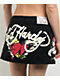 Ed Hardy LKS Skull Black Cutoff Denim Mini Skirt - Thumbnail image 3 of 5