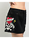 Ed Hardy LKS Skull Black Cutoff Denim Mini Skirt - Thumbnail image 4 of 5