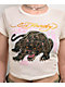 Ed Hardy Leopard Panther Rhinestone Ivory Crop T-Shirt - Thumbnail image 3 of 4