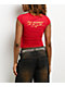 Ed Hardy Leopard Rhinestone Cherry Crop T-Shirt - Thumbnail image 2 of 4