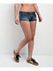 Ed Hardy Leopard Studded Blue Micro Shorts - Thumbnail image 2 of 8