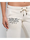 Ed Hardy Love Kills Slowly Birds Ivory Sweatpants - Thumbnail image 4 of 6