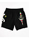 Ed Hardy Love Kills Slowly Black Walk Shorts - Thumbnail image 6 of 9