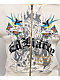 Ed Hardy Love Kills Slowly Heart Ivory Crop Zip Hoodie - Thumbnail image 3 of 5