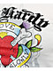 Ed Hardy Love Kills Slowly Heart Rhinestone Ivory Cap Sleeve T-Shirt - Thumbnail image 4 of 4