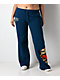Ed Hardy Love Kills Slowly Sapphire Blue Wide Leg Sweatpants - Thumbnail image 4 of 7