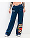 Ed Hardy Love Kills Slowly Sapphire Blue Wide Leg Sweatpants - Thumbnail image 2 of 7