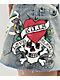 Ed Hardy Love Kills Slowly Skull Denim Cutoff Mini Skirt - Thumbnail image 5 of 5