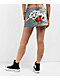 Ed Hardy Love Kills Slowly Skull Denim Cutoff Mini Skirt - Thumbnail image 1 of 5