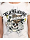 Ed Hardy Love Kills Slowly Skull Ivory Crop T-Shirt - Thumbnail image 3 of 5