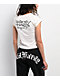 Ed Hardy Love Kills Slowly Skull Ivory Crop T-Shirt - Thumbnail image 2 of 5
