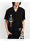 Ed Hardy Love Kills Slowly Woven Black Short Sleeve Button Up Shirt - Thumbnail image 2 of 8
