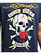 Ed Hardy Love Skull Eggplant T-Shirt - Thumbnail image 2 of 2