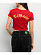 Ed Hardy Mary Cherry Red Crop T-Shirt - Thumbnail image 2 of 3