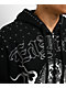 Ed Hardy Mary Dragon Studded Black Boxy Zip Hoodie - Thumbnail image 3 of 3