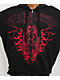 Ed Hardy Mary Dragons Black Boxy Crop Zip Hoodie - Thumbnail image 3 of 9