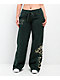 Ed Hardy Mary Green Sherpa Wide Leg Sweatpants - Thumbnail image 2 of 11