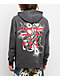 Ed Hardy Mary Rhinestone Charcoal Hoodie - Thumbnail image 2 of 5
