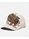 Ed Hardy Mary Rhinestone Ivory Trucker Hat - Thumbnail image 1 of 5