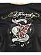 Ed Hardy Mi Amor Rhinestone Black Crop T-Shirt - Thumbnail image 3 of 4