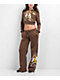 Ed Hardy Mountain Tiger Brown Sweatpants - Thumbnail image 6 of 6