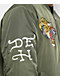 Ed Hardy NYC Skull Olive Bomber Jacket - Thumbnail image 6 of 7
