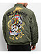 Ed Hardy NYC Skull Olive Bomber Jacket - Thumbnail image 1 of 7