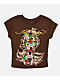 Ed Hardy No War Cocoa Crop T-Shirt - Thumbnail image 4 of 4