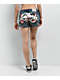 Ed Hardy Orchids Medium Vintage Blue Cutoff Shorts - Thumbnail image 1 of 7