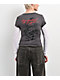 Ed Hardy Pantera Charcoal & White Lace 2fer Long Sleeve T-Shirt - Thumbnail image 2 of 5