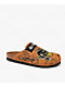 Ed Hardy Panther Brown Mule Sandals - Thumbnail image 1 of 5