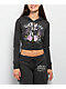 Ed Hardy Panther Charcoal Crop Zip Hoodie - Thumbnail image 2 of 5