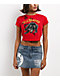 Ed Hardy Panther Cherry Crop T-Shirt - Thumbnail image 1 of 4