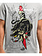 Ed Hardy Panther Dagger Heather Grey T-Shirt - Thumbnail image 2 of 3