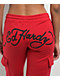 Ed Hardy Panther Dagger Red Cargo Sweatpants - Thumbnail image 3 of 8