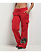 Ed Hardy Panther Dagger Red Cargo Sweatpants - Thumbnail image 1 of 8