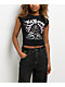 Ed Hardy Panther Dagger Rhinestone Black Crop T-Shirt - Thumbnail image 1 of 4