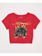 Ed Hardy Panther Flame Red Crop T-Shirt - Thumbnail image 5 of 6
