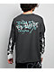Ed Hardy Panther Flames Grey Thermal Long Sleeve T-Shirt - Thumbnail image 2 of 5