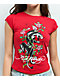 Ed Hardy Panther Rhinestone Cherry Crop T-Shirt - Thumbnail image 3 of 4