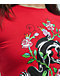 Ed Hardy Panther Rhinestone Cherry Crop T-Shirt - Thumbnail image 4 of 4
