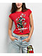 Ed Hardy Panther Rhinestone Cherry Crop T-Shirt - Thumbnail image 1 of 4