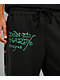 Ed Hardy Panther Rose Rhinestone Black Baggy Sweatpants - Thumbnail image 4 of 9