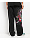 Ed Hardy Panther Rose Rhinestone Black Baggy Sweatpants - Thumbnail image 1 of 9