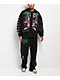 Ed Hardy Panther Rose Rhinestone Black Zip Hoodie - Thumbnail image 8 of 9