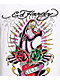 Ed Hardy Panther Rose Rhinestone White Thermal Long Sleeve T-Shirt - Thumbnail image 3 of 7