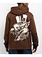 Ed Hardy Panther Tiger Brown Hoodie - Thumbnail image 2 of 4